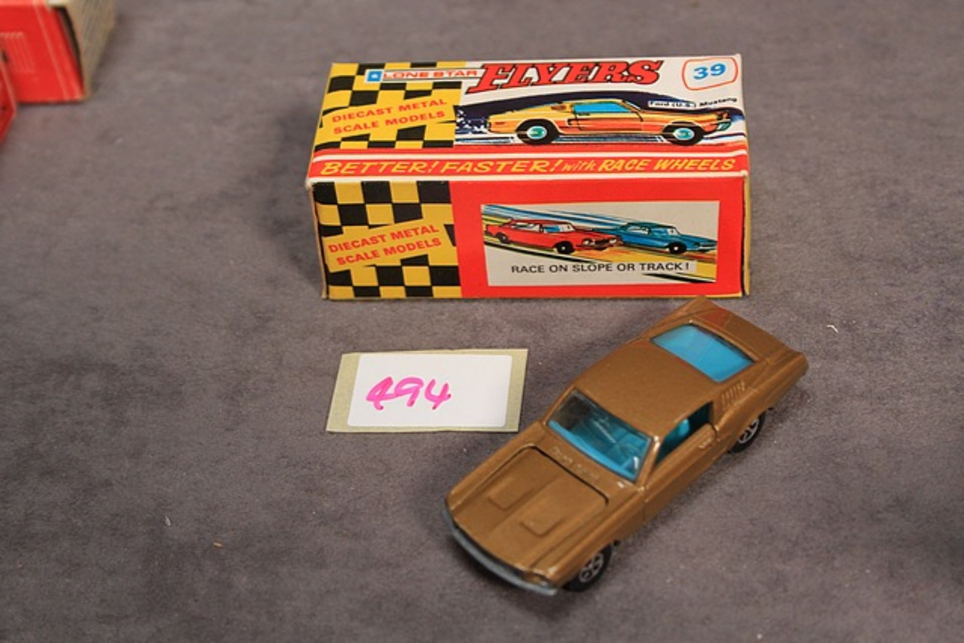 Quite Rare Mint Lone Star Flyers #39 Ford US Mustang in bronze with firm box - Image 2 of 3