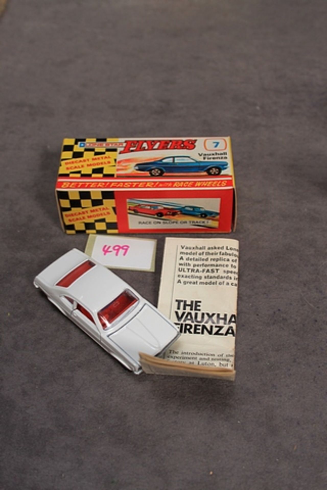 Very Rare Mint Lone Star Flyers #7 Vauxhall Firenza in white with leaflet in crisp box - Image 2 of 3