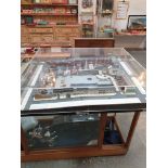 Model of Lemmington Spa shopping centre made MCM Models 1040mm x 890mm x 250mm