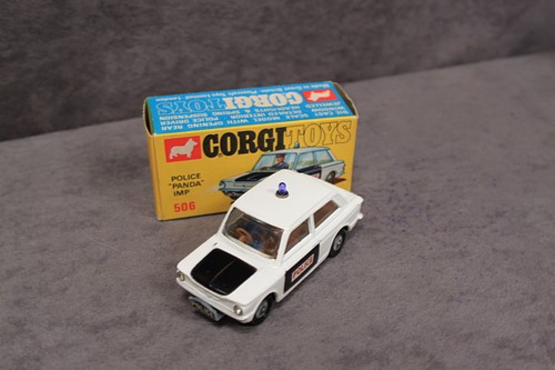Mint Corgi Toys Diecast #506 Police Panda Imp in a crisp box - Image 2 of 2