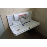 Wall Mounted Baby Changer Horizontal Changing Unit Station