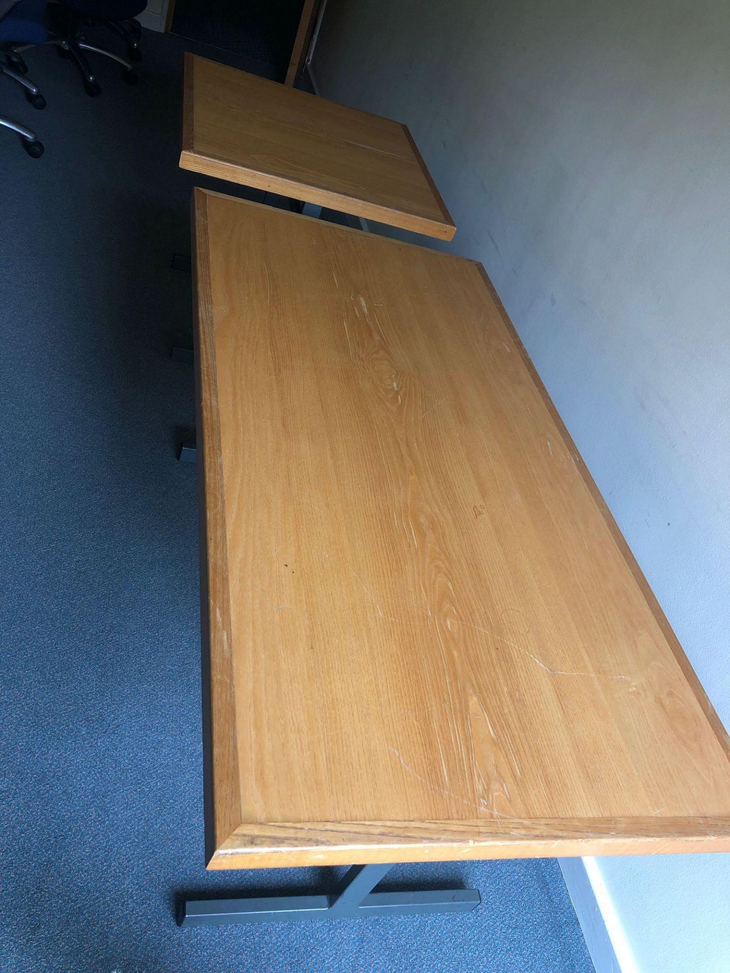 MAS Furniture Contractors Ltd 4x Wooden Conference Tables 1520 X 760mm And 3x Wooden Conference - Image 3 of 3