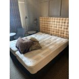 Hospitality Contract Twin Split King Size Divan Bed Mattress And Headboard Sold With Cushions And