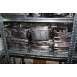 Large Quantity Of Various Stainless Steel Gastronorm Pans As Photographed