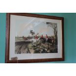 Framed Print Fox Hunting Full Cry After The Original Painting Titled Full Cry By John Frederick