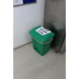 2 x Polypropylene Green Pedal Bins