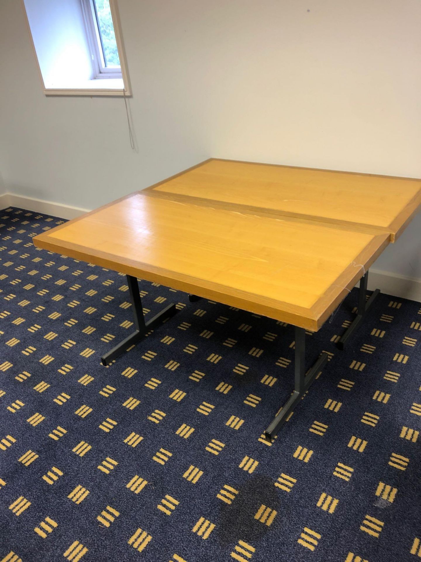 6x Wooden Conference Tables