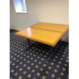 6x Wooden Conference Tables