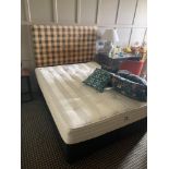 Hospitality Contract King Size Divan Bed Mattress And Headboard Sold With Cushions And Throw 150