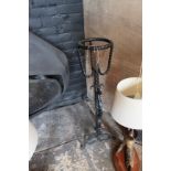 Pair Of Iron Extra Heavy Fireplace Andirons 820mm (H)