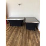 2 x Conferencing Tables With Underskirt 1600 x 900mm