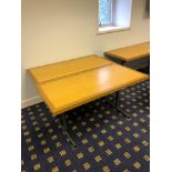 6x Wooden Conference Tables