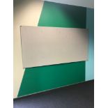 2 x Pin Noticeboards One In Green And One In Grey 2400 x 1200mm