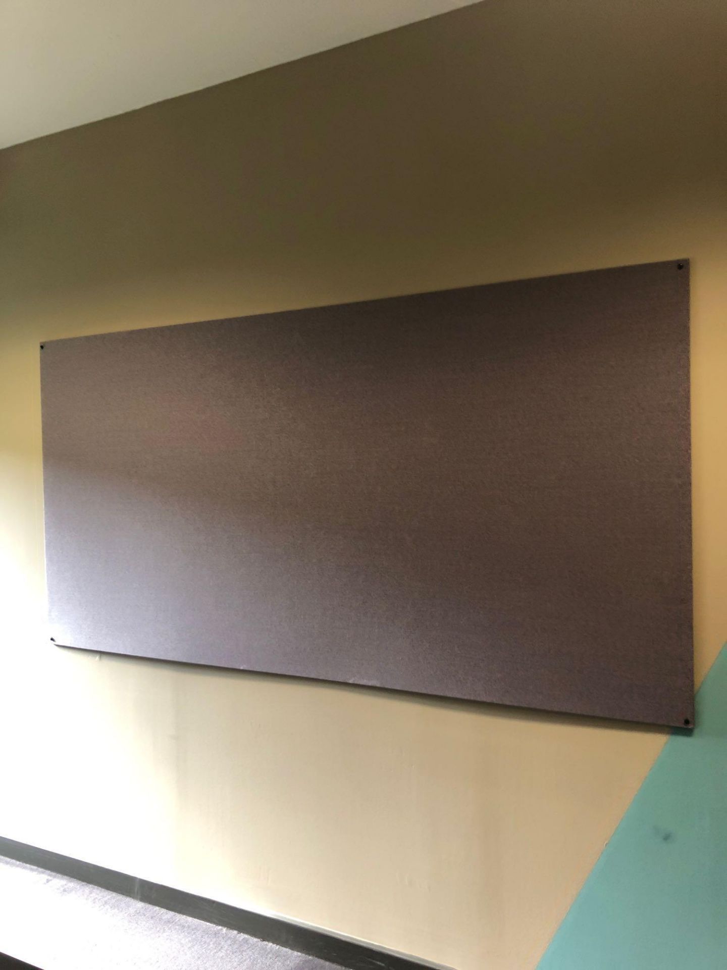 2 x Grey Pin Notice Boards 2400 x 1200mm