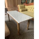 Gold Gilt And Marble Coffee Table Neoclassical Style 100 x 44 x 48cm