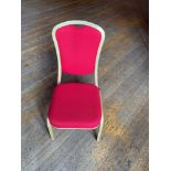 Burgess Furnitures Furniture CH569 Stacking Banquet Chair Red And Gold x 10 45 x 43 x 99cm