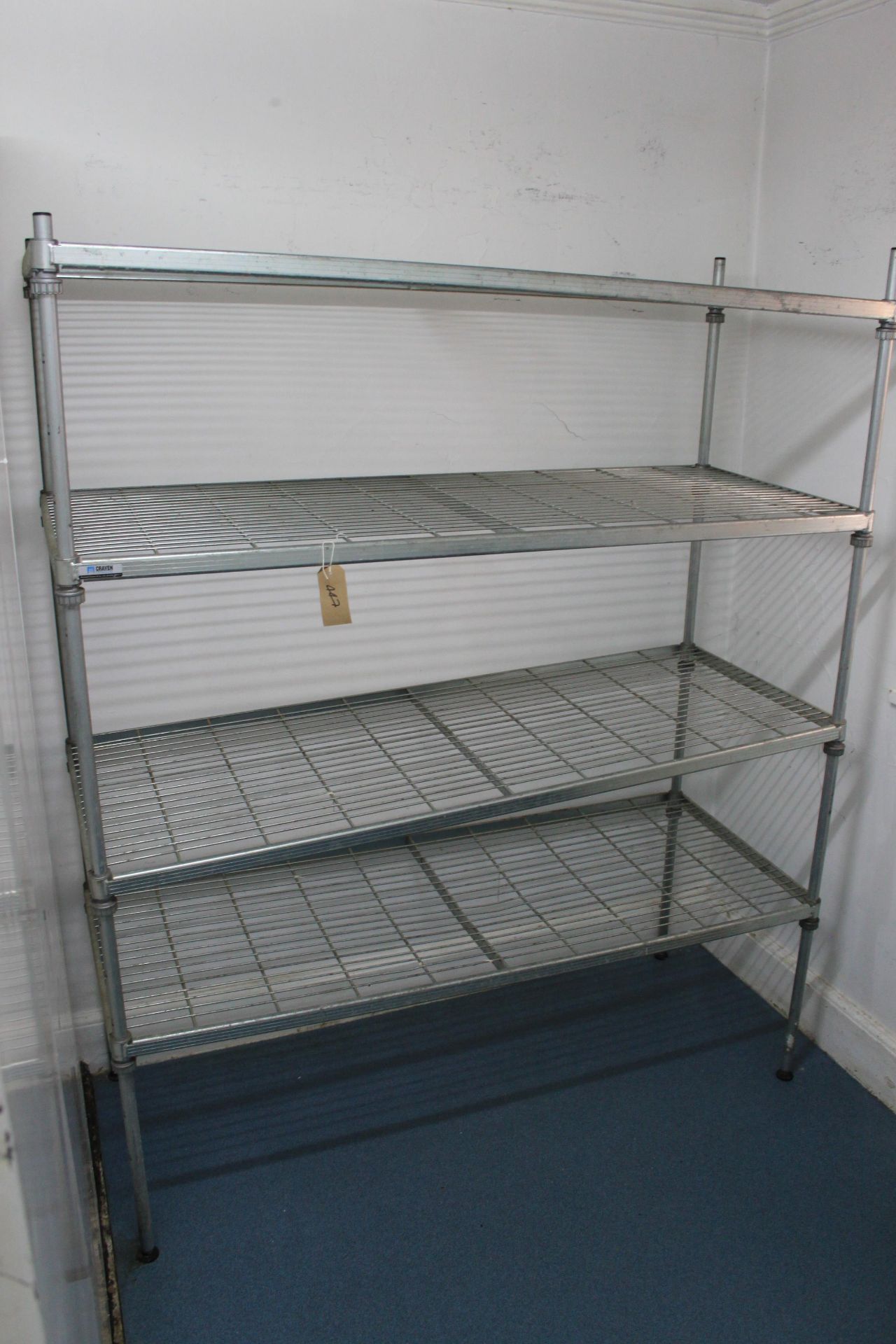 Craven 4 Tier Galvanised Static Rack 1500 x 600 x 1850mm