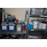Large Selection Of Cleaning Chemicals And Accessories As Photographed
