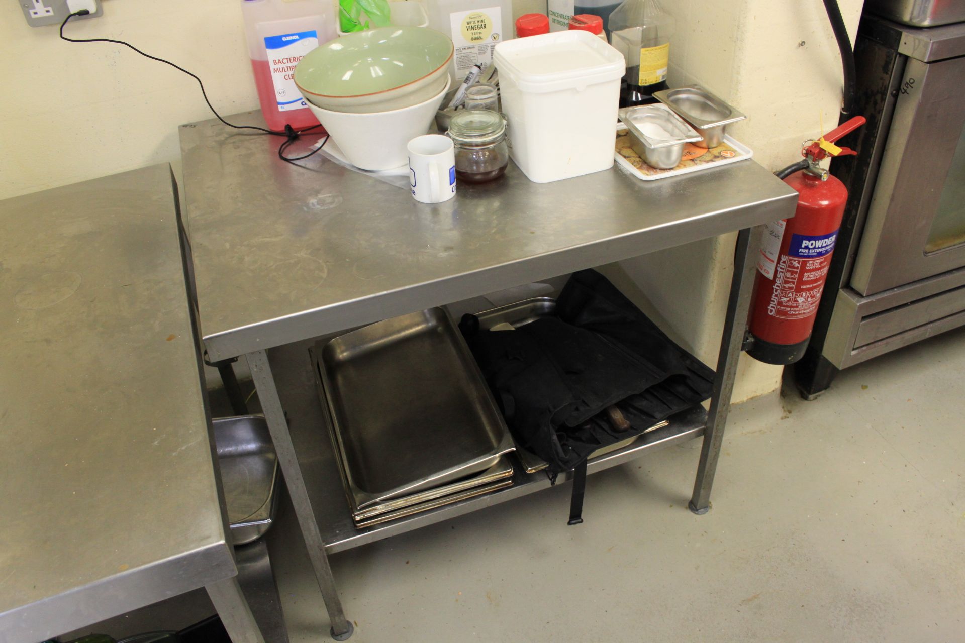 Stainless Steel Preparation Table With Undershelf 1000 x 800mm