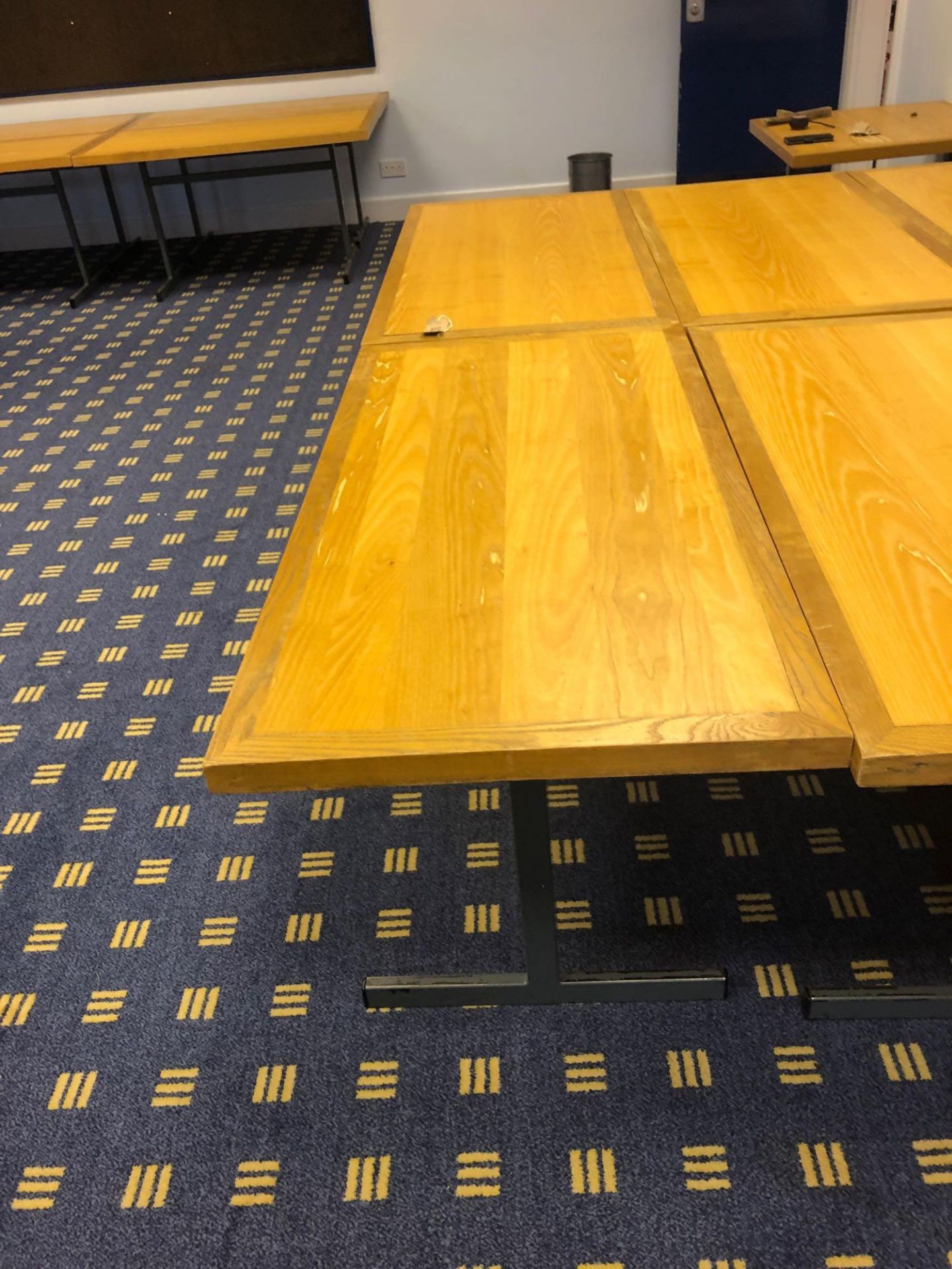 6x Wooden Conference Tables - Image 2 of 2