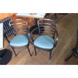 4 x Vienna Carver Chairs Designed By Vienna Chairs A Classic Beech Dark Stained Chair With A Steam