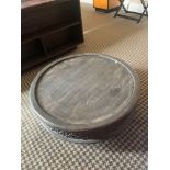 Low Level Black Wood Indian Coffee Table 70 X 31cm