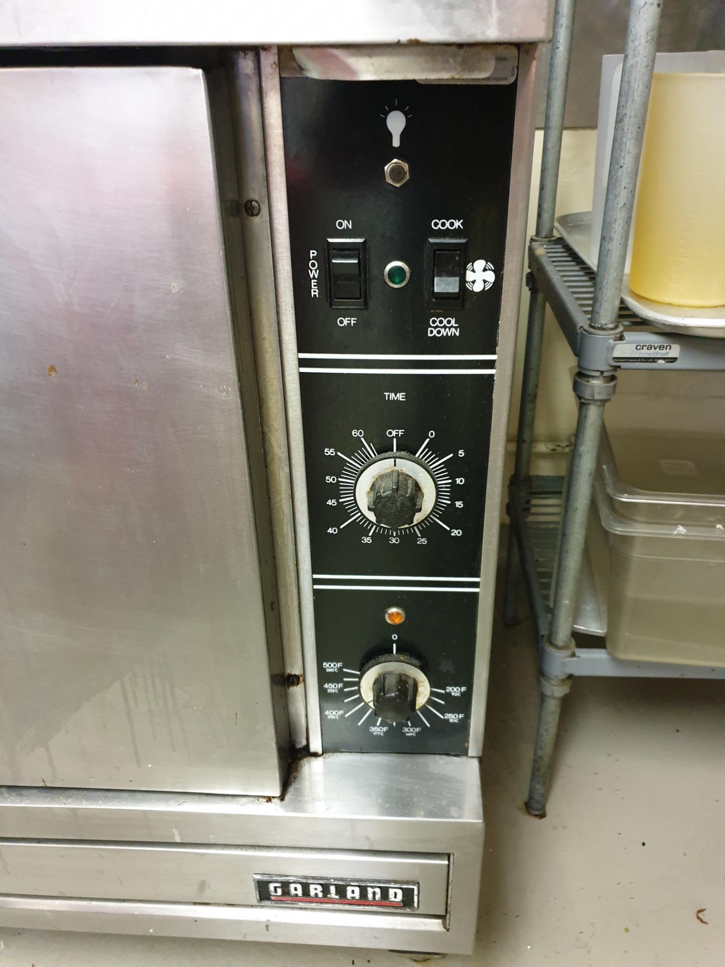 Garland Master 200 Electric Convection Oven 1015 X 750 X 1015mm Glass Door And Solid Door - Image 2 of 2