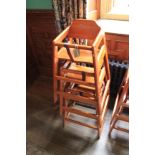 3 x Tablecraft High Chair European Standard 52x52x76cm High
