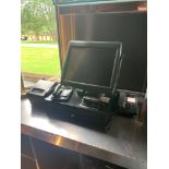 Micros Epos Workstation 5 400825-001 Monitor Cash Drawer And Epson Thermal Printer