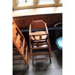 2 x Tablecraft High Chairs European Standard 52x52x76cm High