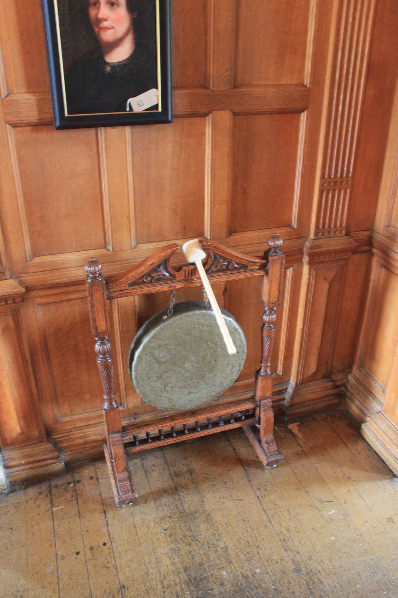 A Gong In A Wooden Frame 660 x 1000mm