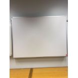 Pendax White Screen 1800 X 1350 Mm One Wall Mounted Whiteboard And One Whiteboard/Flipchart Stand