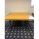 Six x Wooden Conference Tables 1380 x 690mm