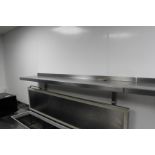 Stainless Steel Kitchen Wall Shelf 1500 x 300mm
