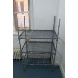 Craven 4 Tier Plastic Coated Rack 900 x 600 x 1550mm