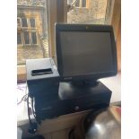 Micros Epos Workstation 5 400825-001 Monitor Cash Drawer And Epson Thermal Printer