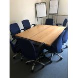 10 x Mas Furniture Contractors Ltd Wooden Conference Tables 1520 x 770mm