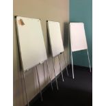3 x White Board/Flipchart Stand