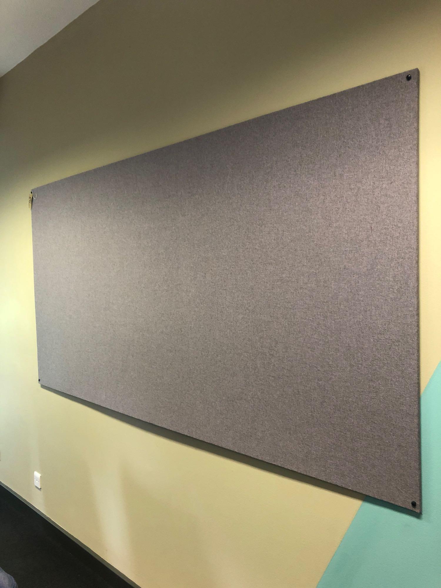 3 x Grey Pin Noticeboards 2400 x 1200 Mm