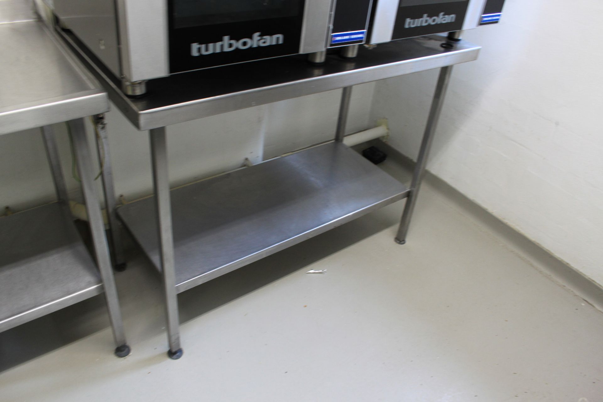 Stainless Steel Preparation Table With Undershelf & Upstand 1200 x 650mm