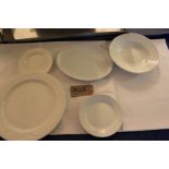 Large Quantity Hotel Ware Comprising Of; 10" Oval Plates 6.5" Side Plates 9" Bowls And 12" Plates.