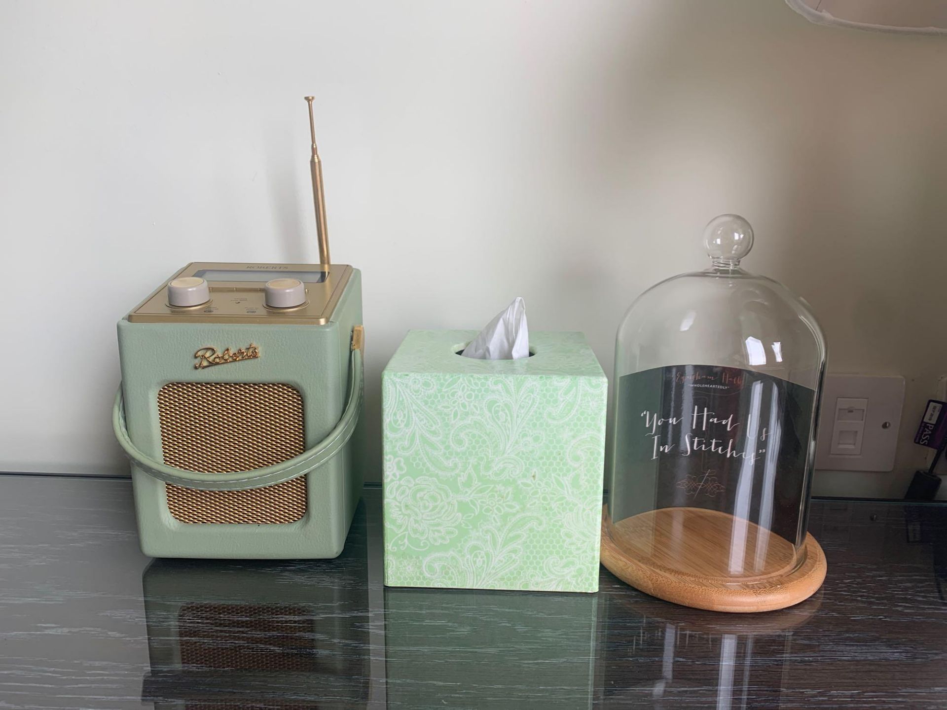 Decorative Accessories As Photograph Including A Roberts Radio Revival Mini Dab/Dab+/Fm Digital