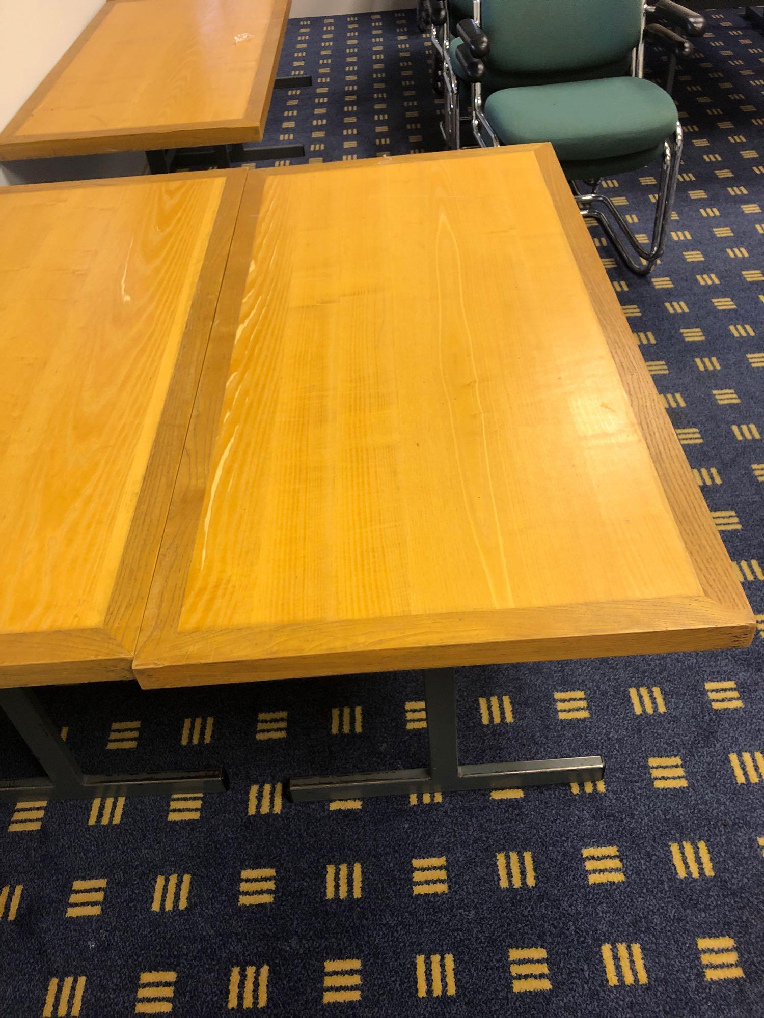 6x Wooden Conference Tables - Image 2 of 2