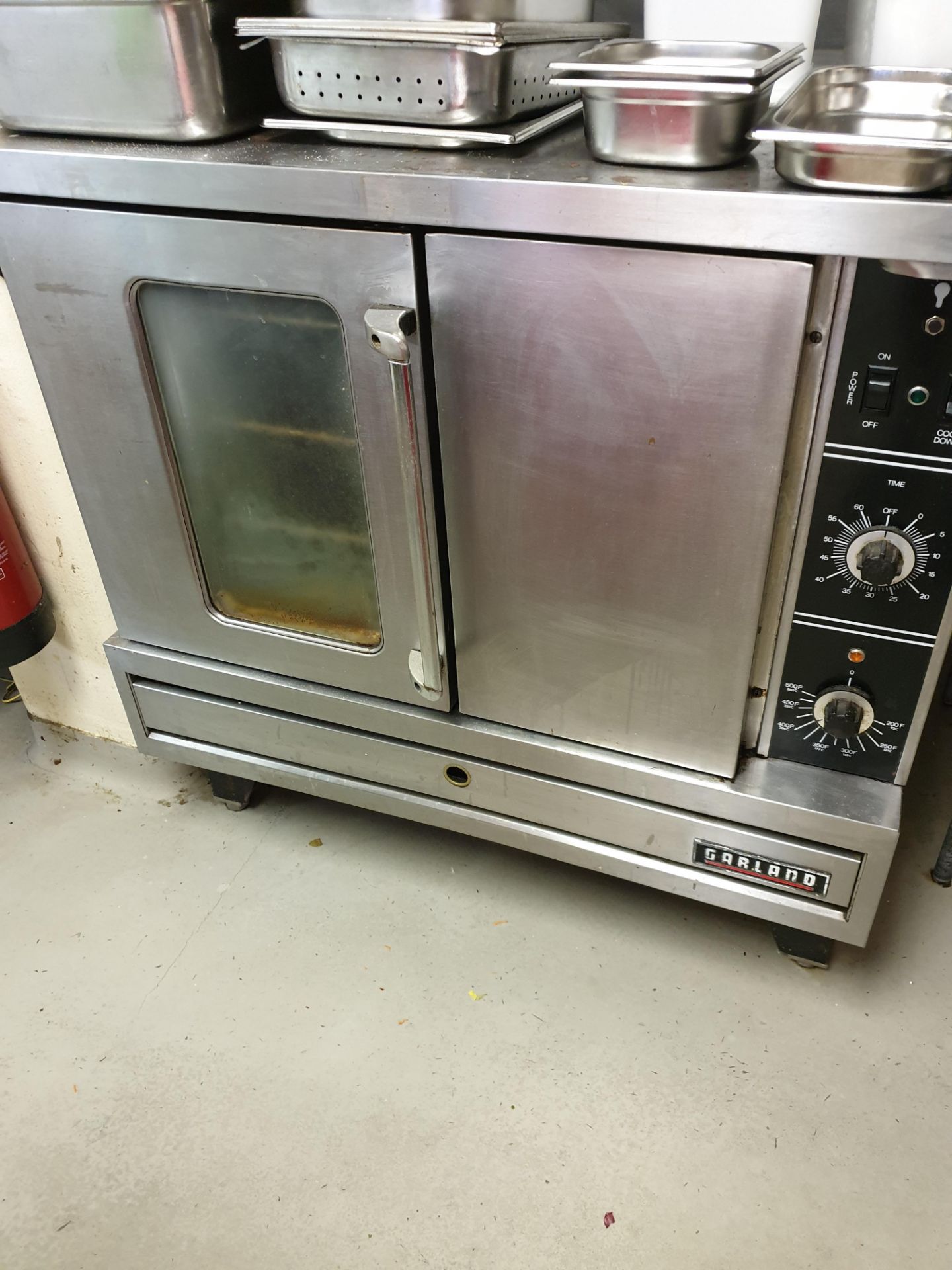 Garland Master 200 Electric Convection Oven 1015 X 750 X 1015mm Glass Door And Solid Door