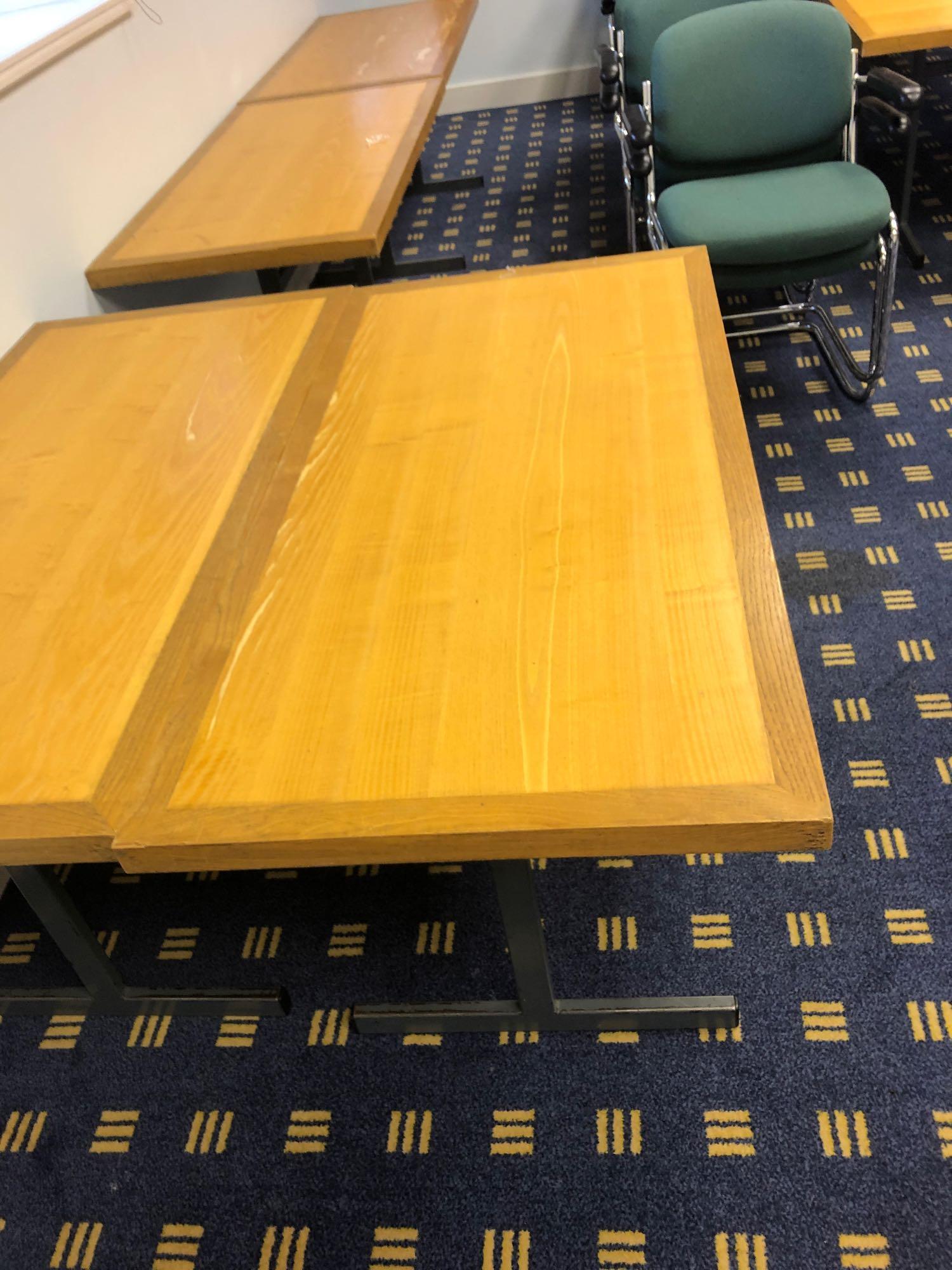 6x Wooden Conference Tables - Image 2 of 2