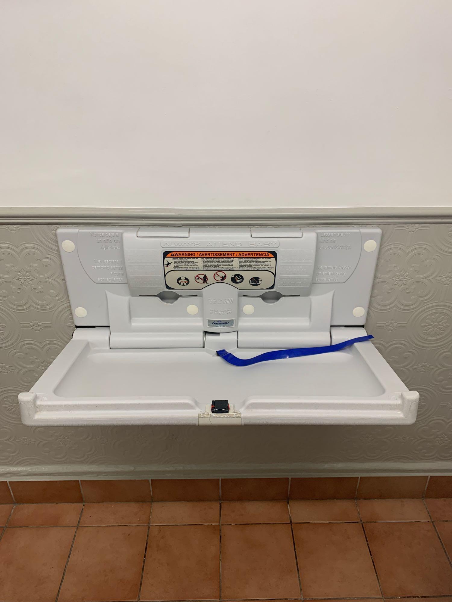 Continental Wall Mounted Baby Nappy Changer Horizontal Changing Unit Station - Image 2 of 3