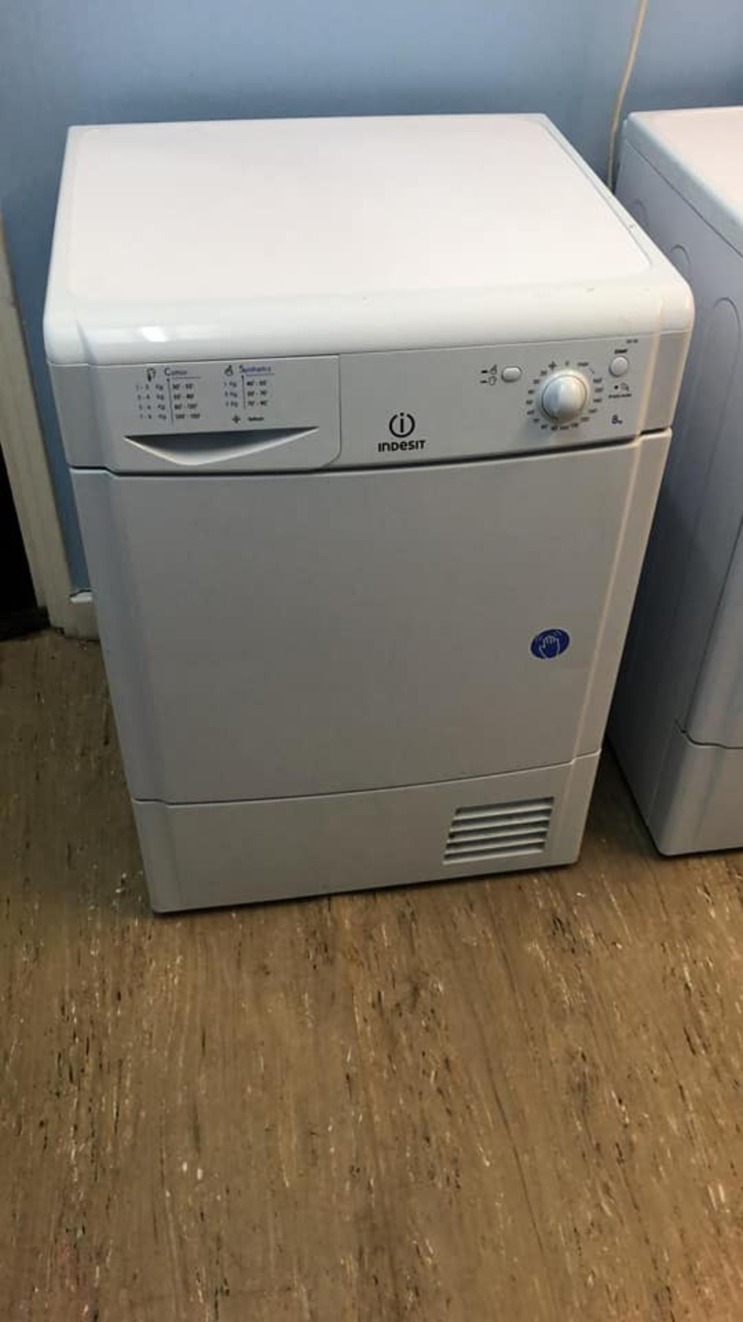 Indesit IDC85 Condenser Tumble Dryer, 8kg Load, C Energy Rating, White H85 x W59.5 x D58.5cm