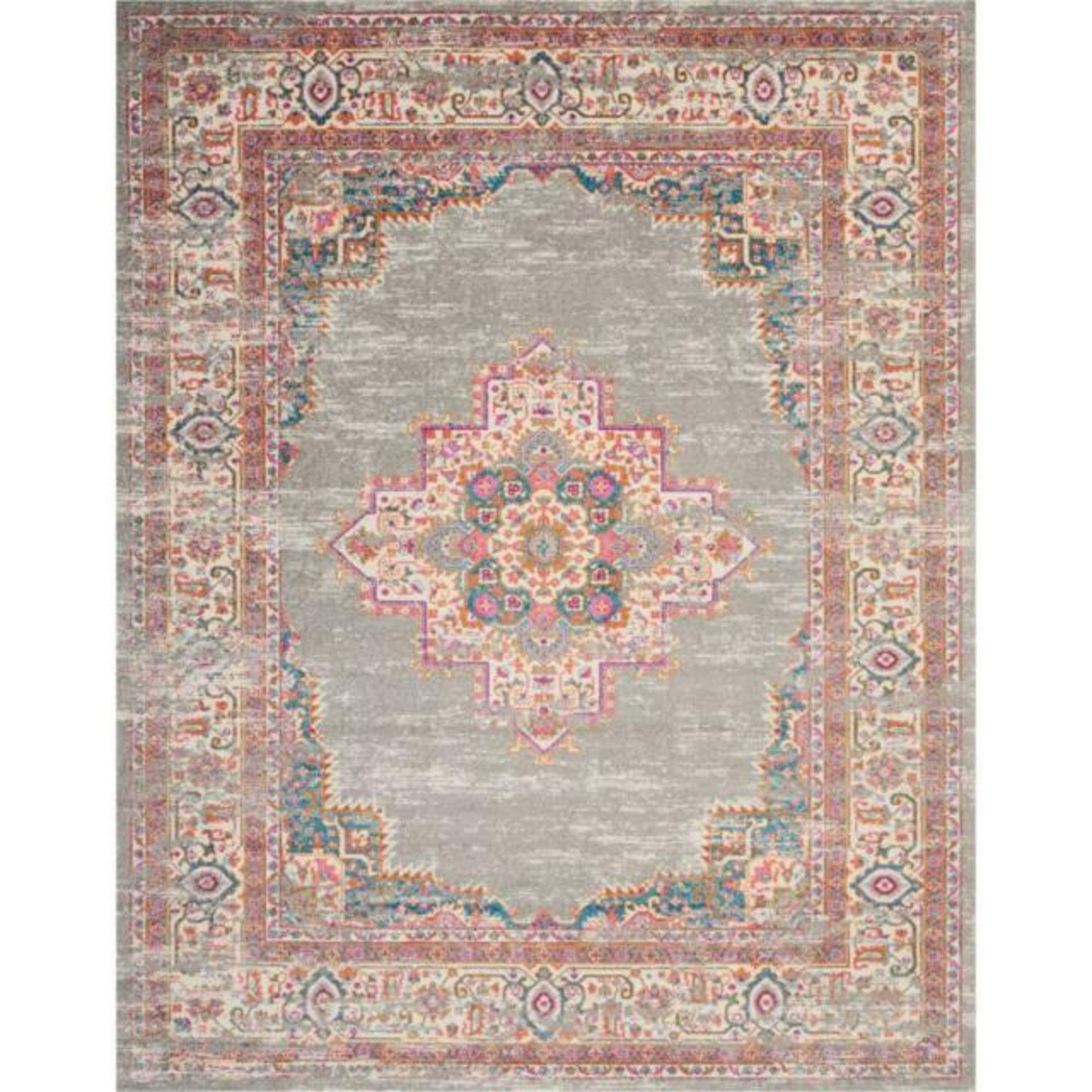 Grey Persian Passion Rug Rich, seductive colour draws you into the plush beauty of the Passion rug - Image 2 of 2
