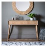 Milano 2 Drawer Console Table The stunning Milano 2 Drawer Console Table features a beautiful