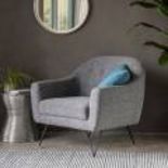 Volda Armchair, Space Grey The Volda range features sophisticated and comfortable armchairs and